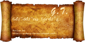 Gödény Teréz névjegykártya